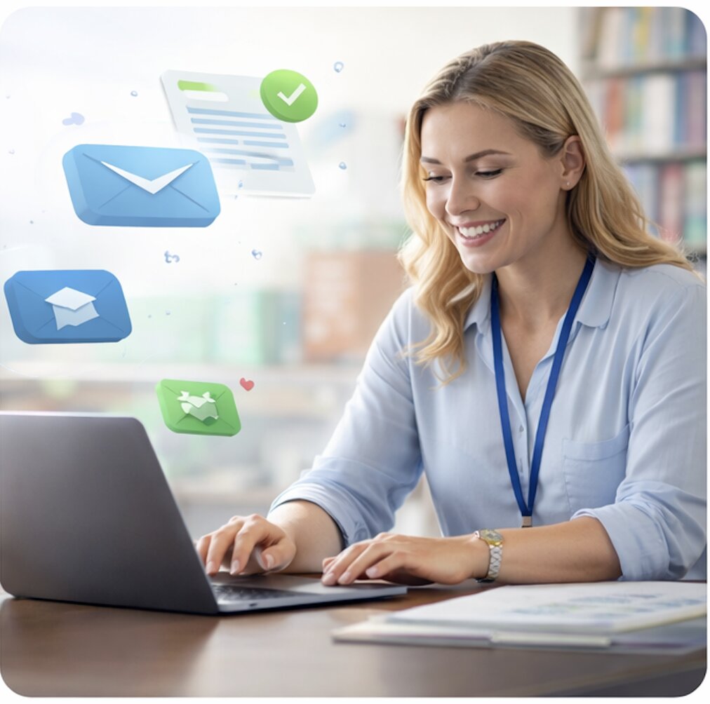 Email marketing to school counselors